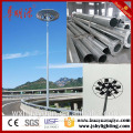 Steel hot dip galvanized high mast highway light pole